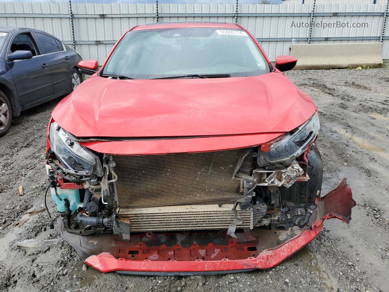 2020 Honda Civic Ex Red vin: 2HGFC1F31LH680128