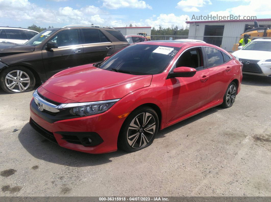 2016 Honda Civic Ex-t Red vin: 2HGFC1F32GH647838