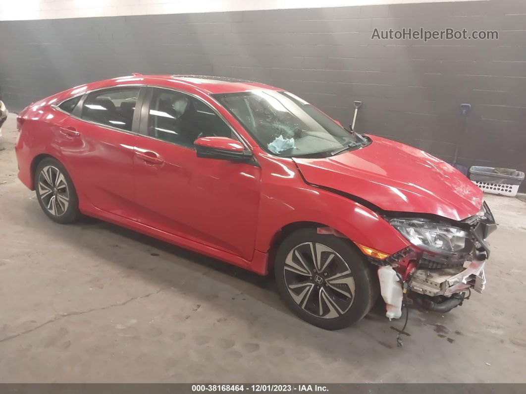 2017 Honda Civic Ex-t Red vin: 2HGFC1F32HH630233