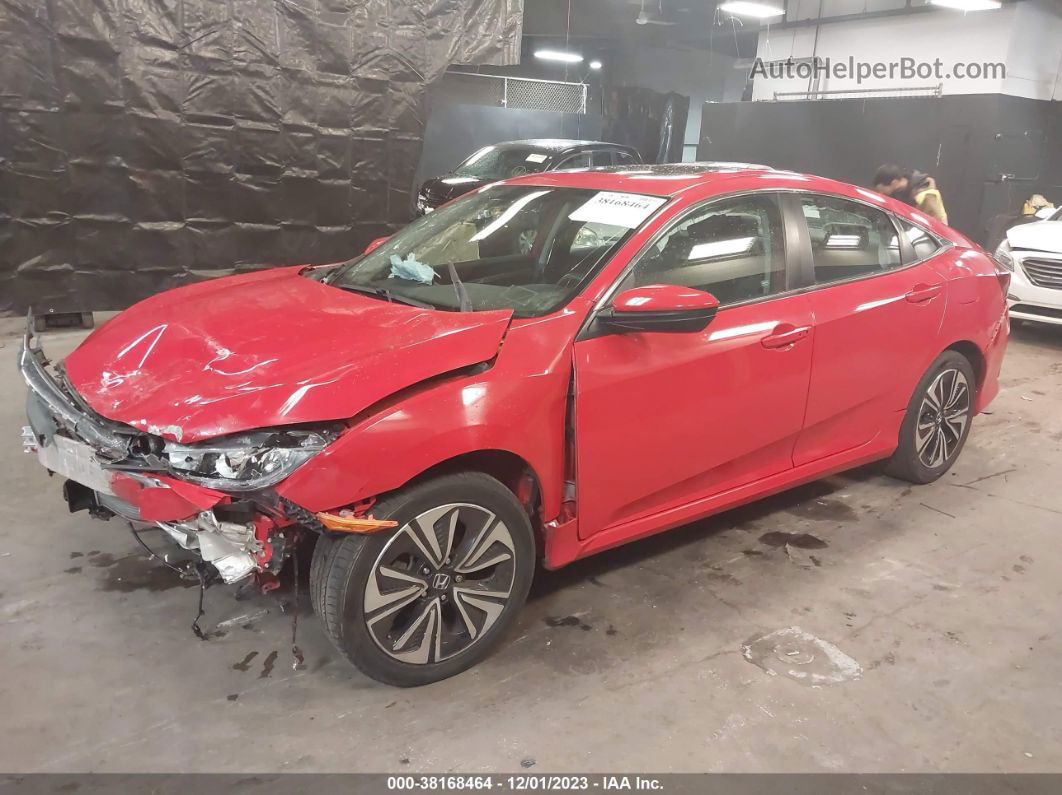 2017 Honda Civic Ex-t Red vin: 2HGFC1F32HH630233