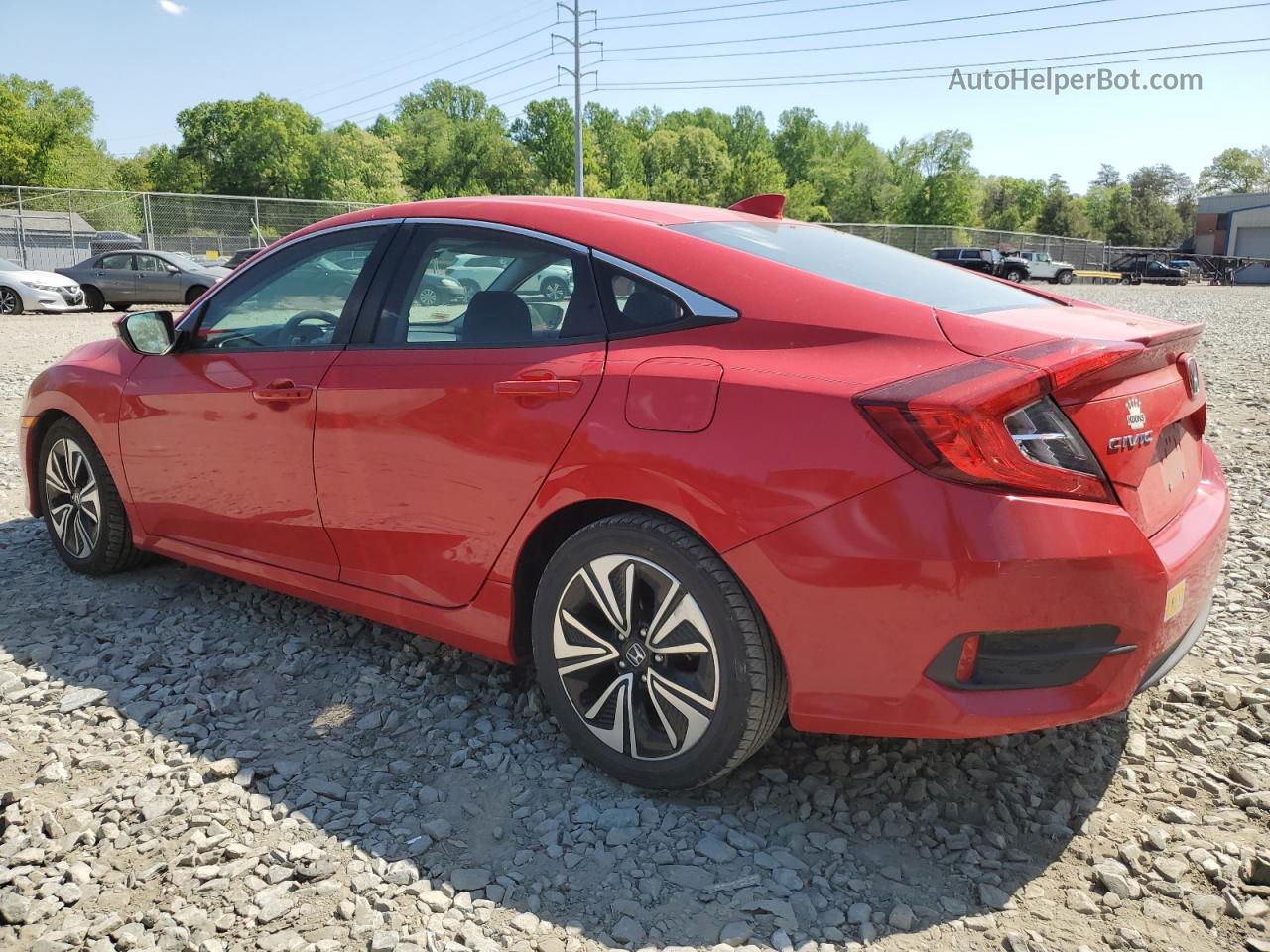 2017 Honda Civic Ex Red vin: 2HGFC1F32HH632080