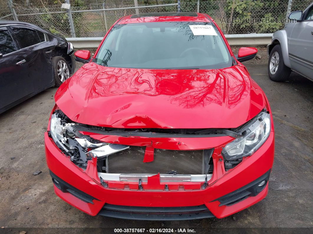 2017 Honda Civic Ex-t Red vin: 2HGFC1F32HH632824