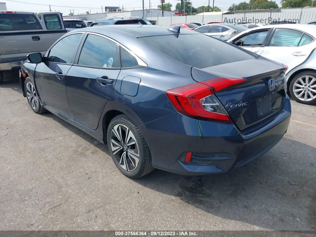 2017 Honda Civic Ex-t Dark Blue vin: 2HGFC1F32HH649946