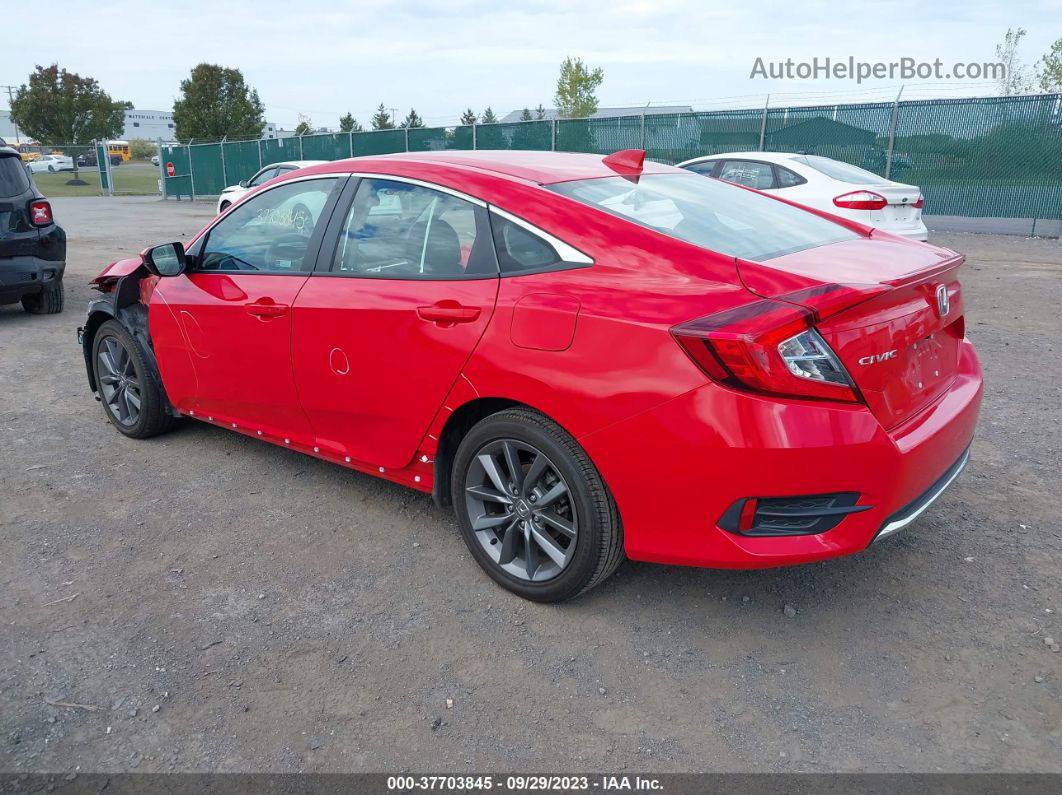 2020 Honda Civic Ex  Red vin: 2HGFC1F32LH680090