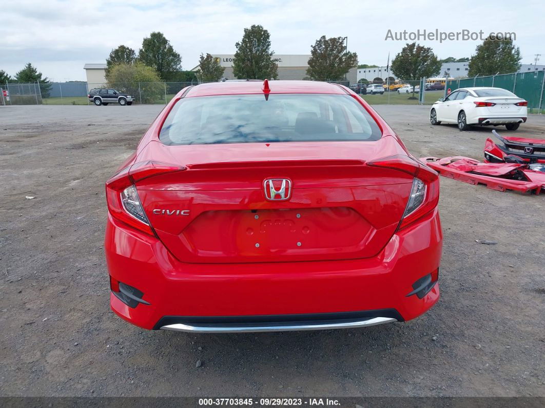 2020 Honda Civic Ex  Red vin: 2HGFC1F32LH680090