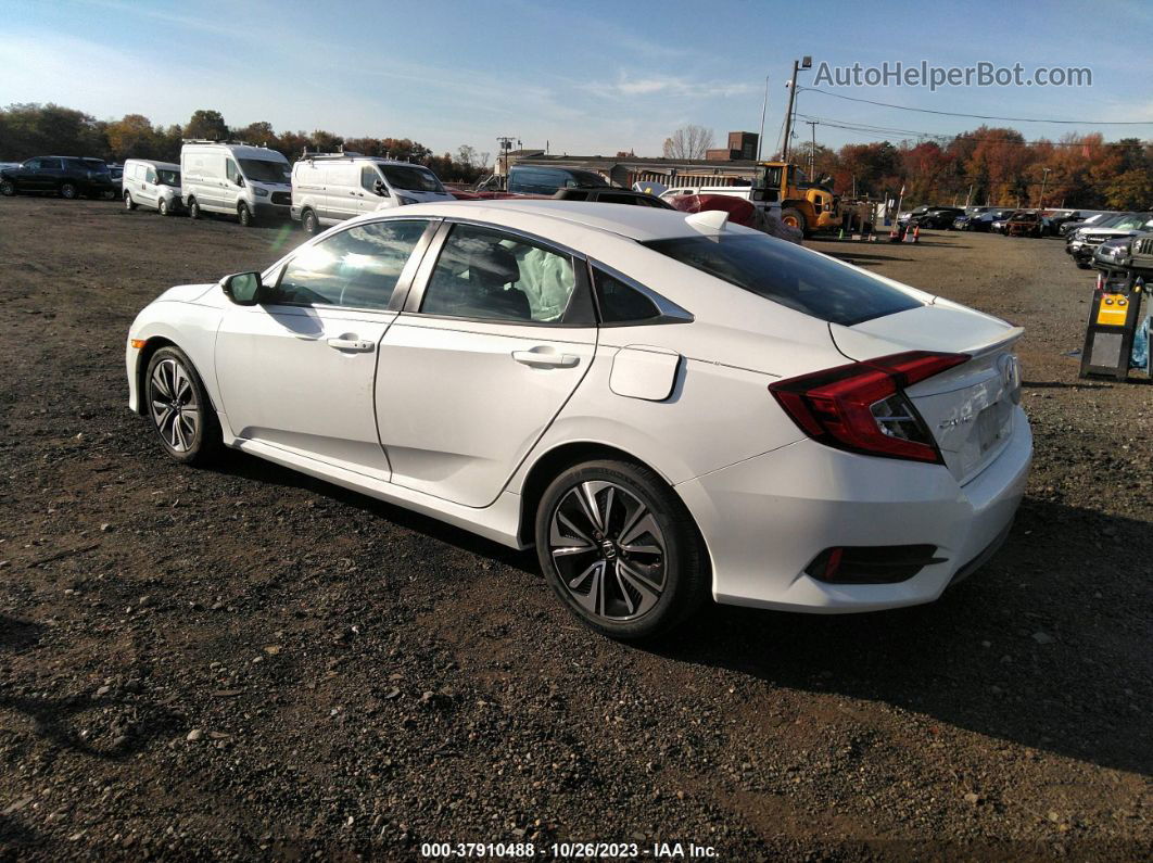 2016 Honda Civic Ex-t White vin: 2HGFC1F33GH653485