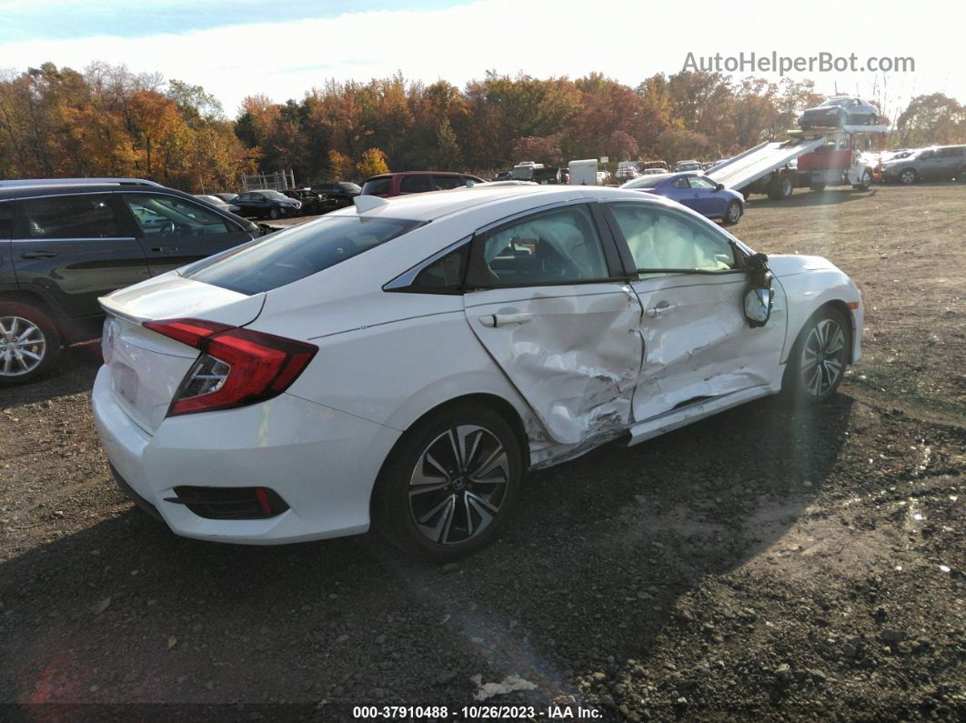 2016 Honda Civic Ex-t White vin: 2HGFC1F33GH653485