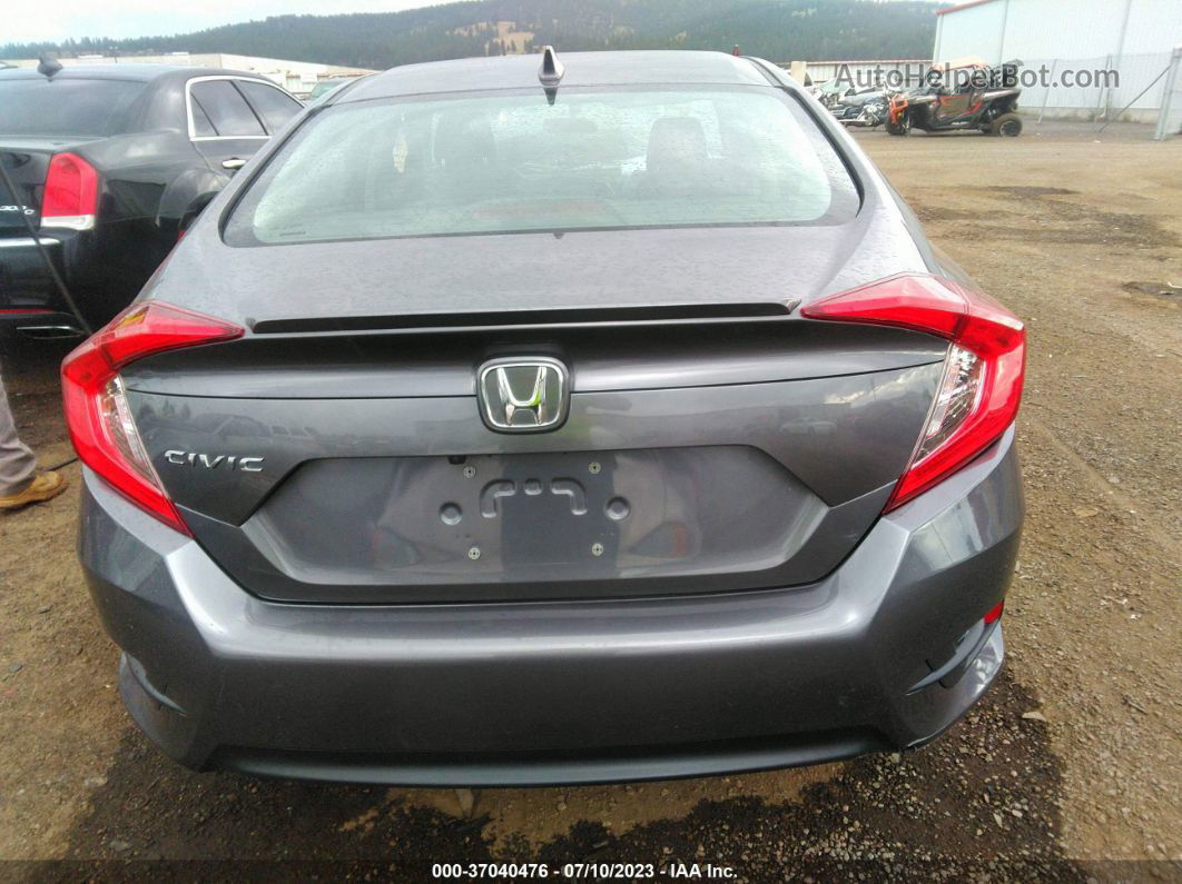 2017 Honda Civic Ex-t Gray vin: 2HGFC1F33HH638356