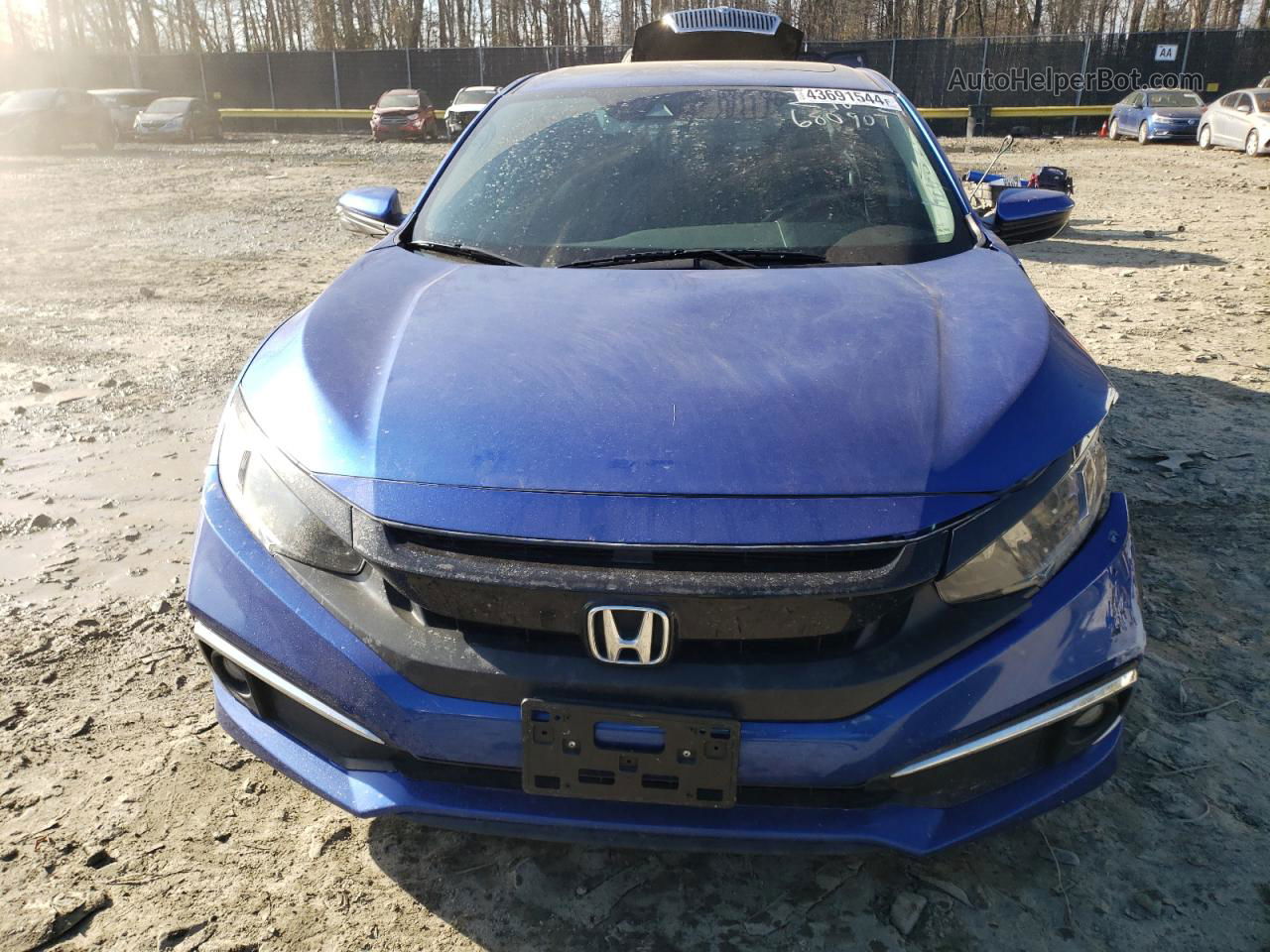 2020 Honda Civic Ex Blue vin: 2HGFC1F33LH680907