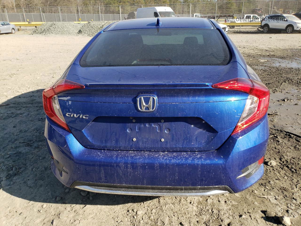 2020 Honda Civic Ex Blue vin: 2HGFC1F33LH680907