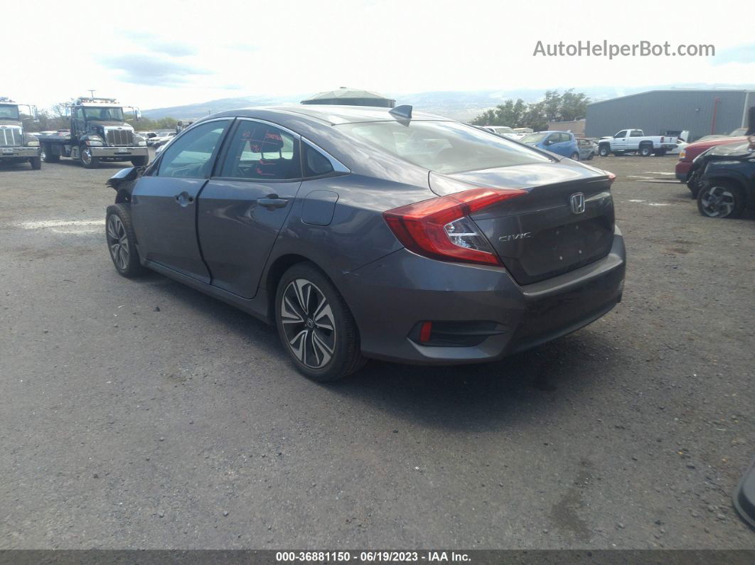 2016 Honda Civic Ex-t Gray vin: 2HGFC1F35GH630161