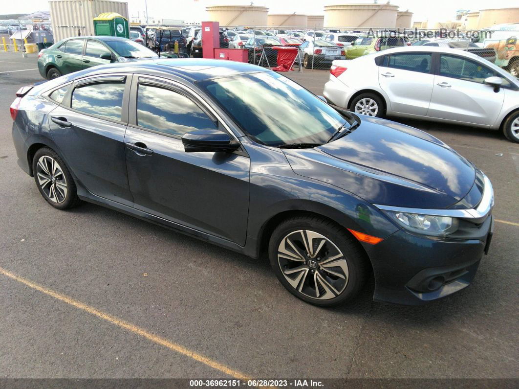 2017 Honda Civic Sedan Ex-t Синий vin: 2HGFC1F36HH652901