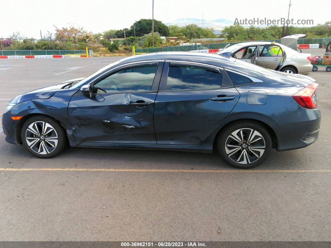 2017 Honda Civic Sedan Ex-t Blue vin: 2HGFC1F36HH652901