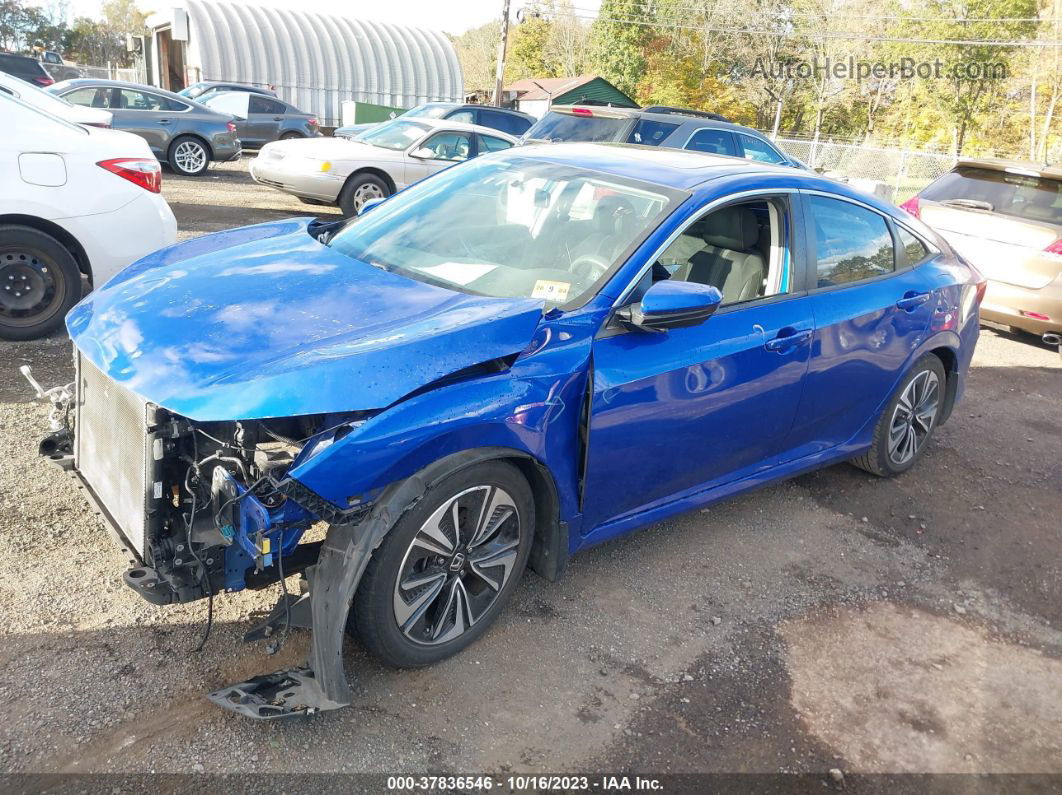 2017 Honda Civic Ex-t Dark Blue vin: 2HGFC1F36HH654681