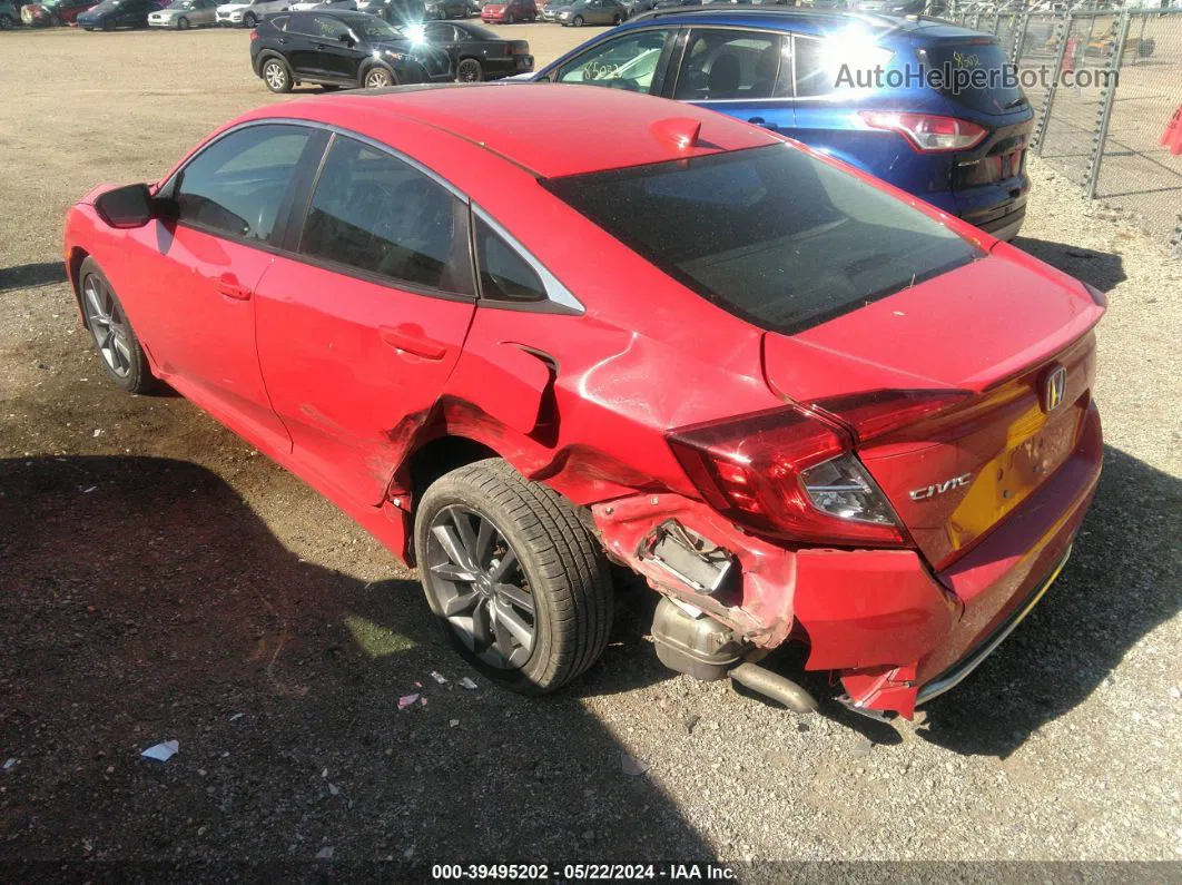 2020 Honda Civic Ex Red vin: 2HGFC1F36LH681209