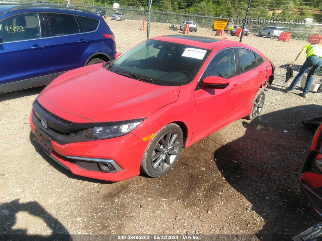 2020 Honda Civic Ex Red vin: 2HGFC1F36LH681209