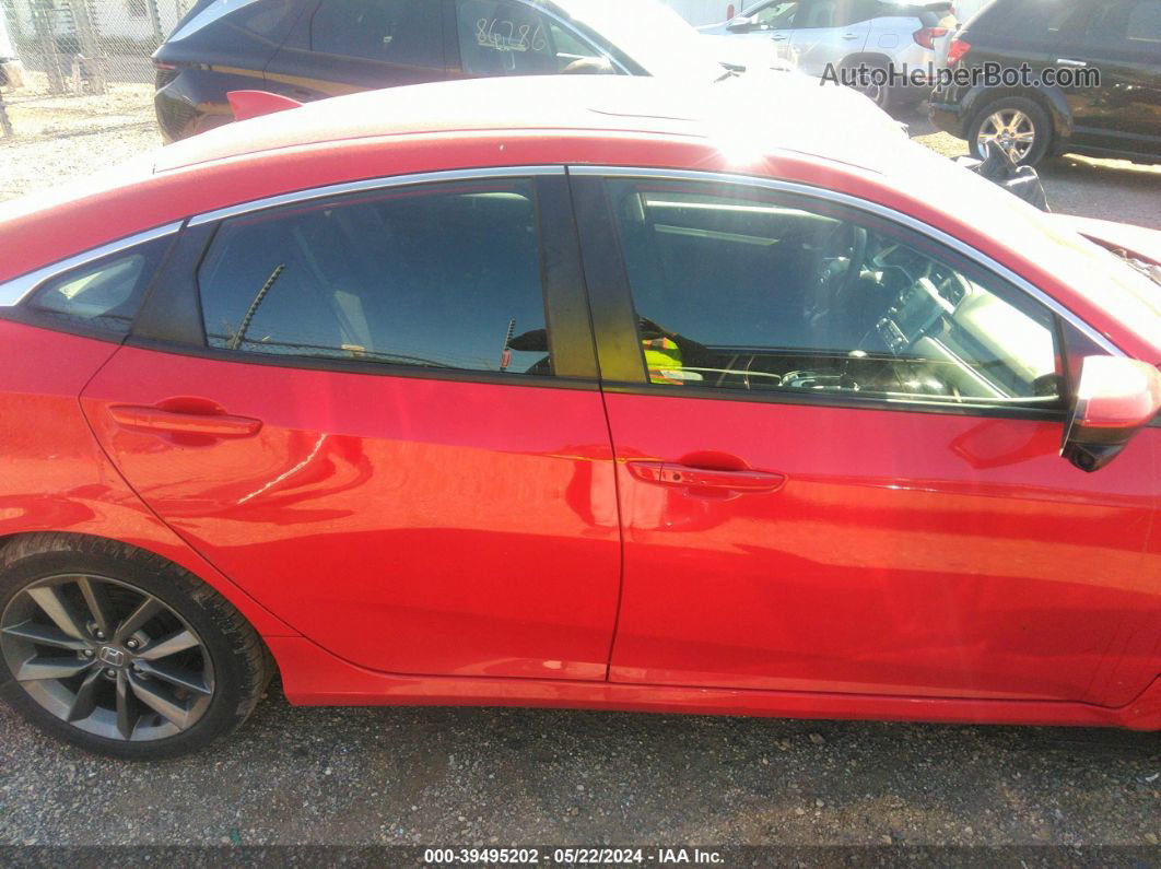 2020 Honda Civic Ex Red vin: 2HGFC1F36LH681209