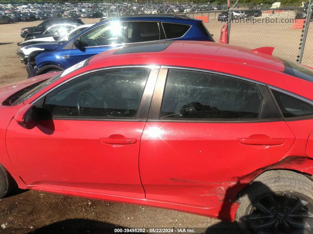 2020 Honda Civic Ex Red vin: 2HGFC1F36LH681209