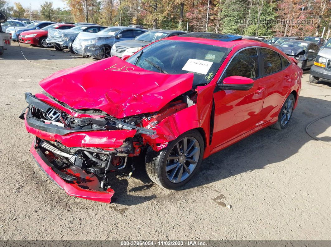 2020 Honda Civic Ex  Red vin: 2HGFC1F36LH682876