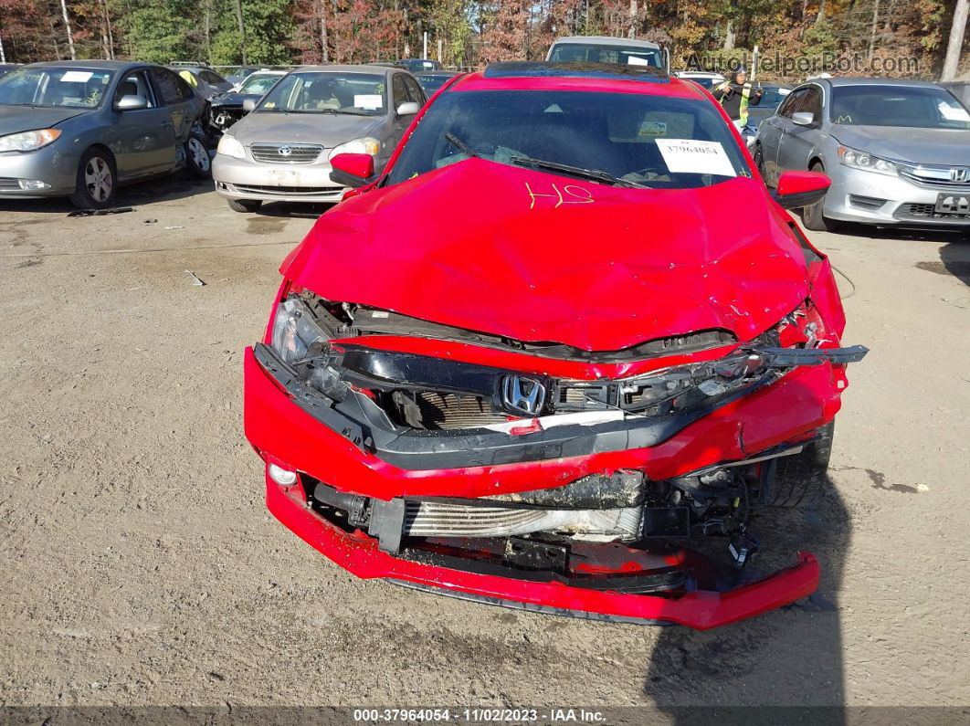 2020 Honda Civic Ex  Red vin: 2HGFC1F36LH682876