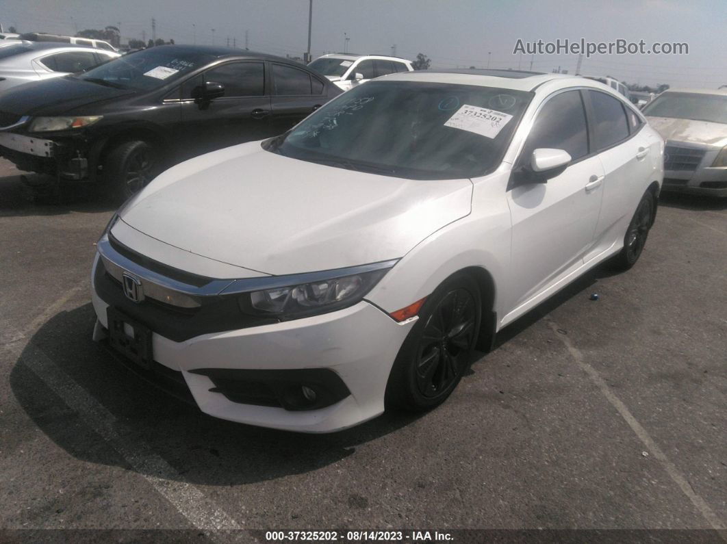 2016 Honda Civic Sedan Ex-t Белый vin: 2HGFC1F38GH636181