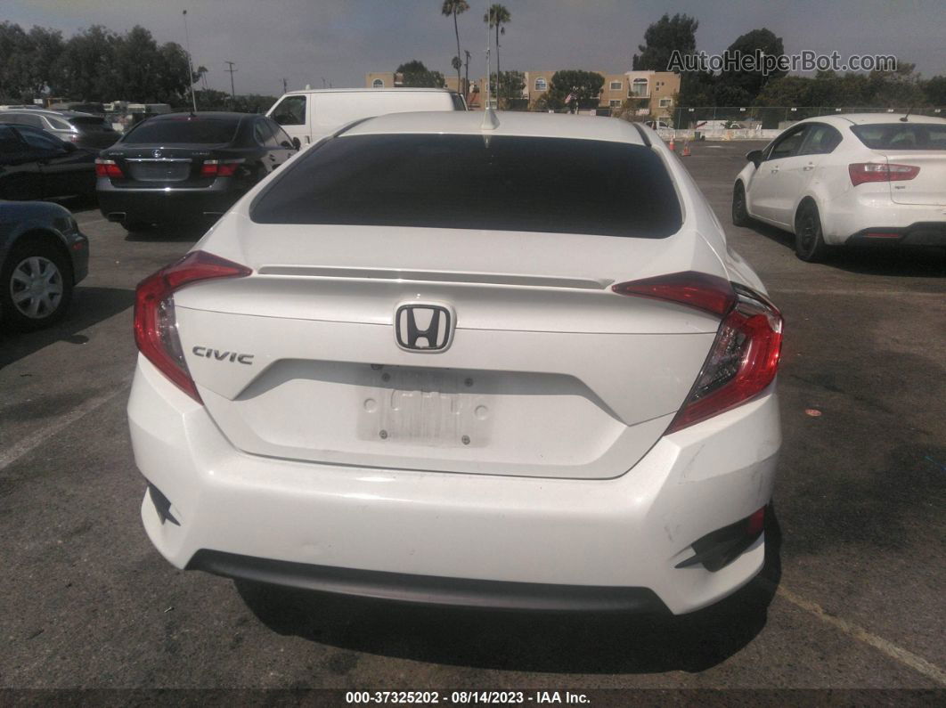 2016 Honda Civic Sedan Ex-t White vin: 2HGFC1F38GH636181