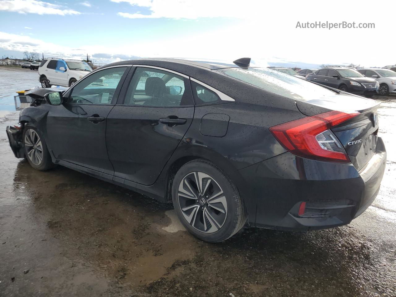 2016 Honda Civic Ex Black vin: 2HGFC1F38GH650839