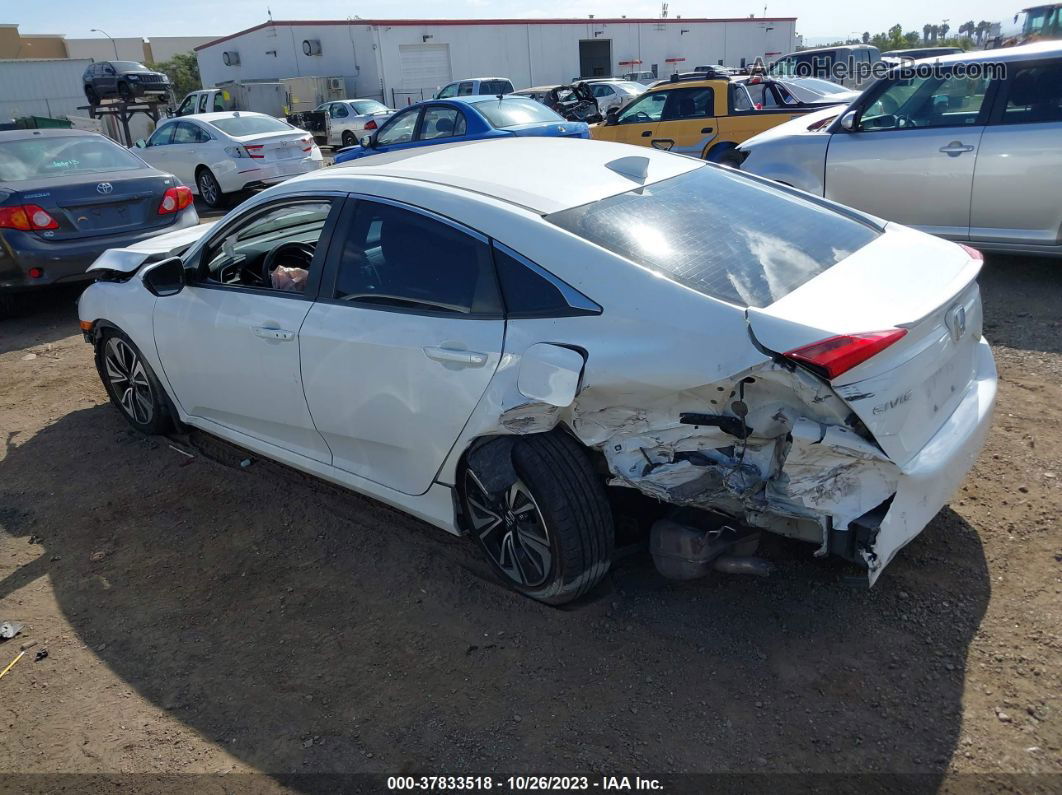 2016 Honda Civic Ex-t White vin: 2HGFC1F38GH660139