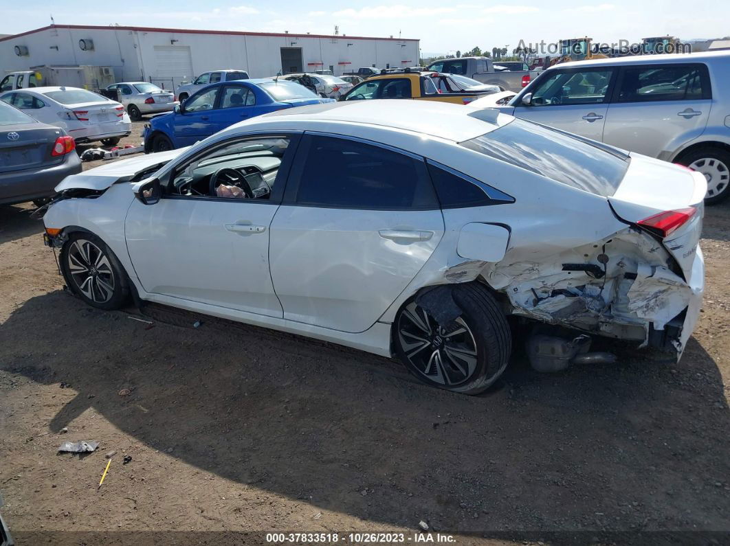 2016 Honda Civic Ex-t White vin: 2HGFC1F38GH660139