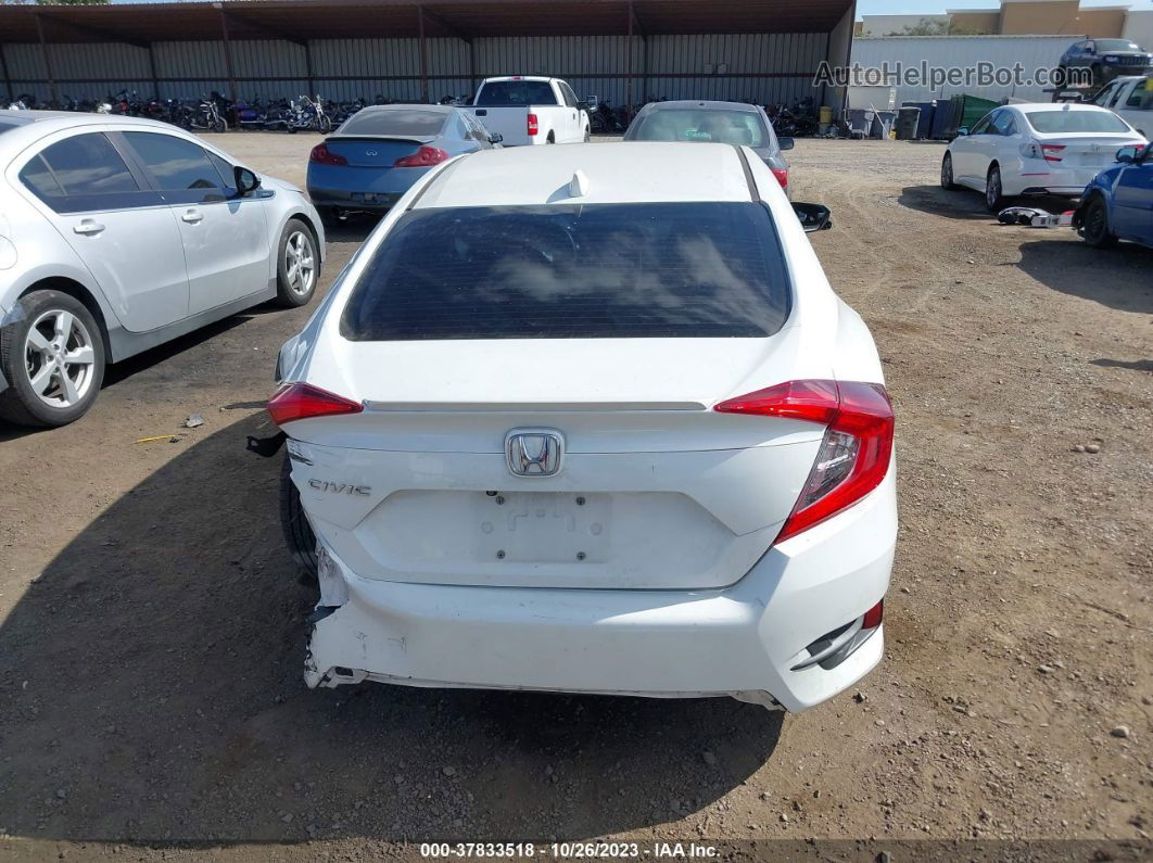 2016 Honda Civic Ex-t White vin: 2HGFC1F38GH660139