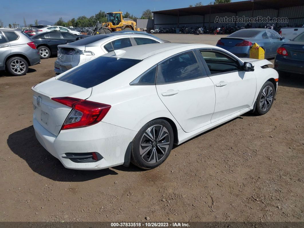 2016 Honda Civic Ex-t White vin: 2HGFC1F38GH660139