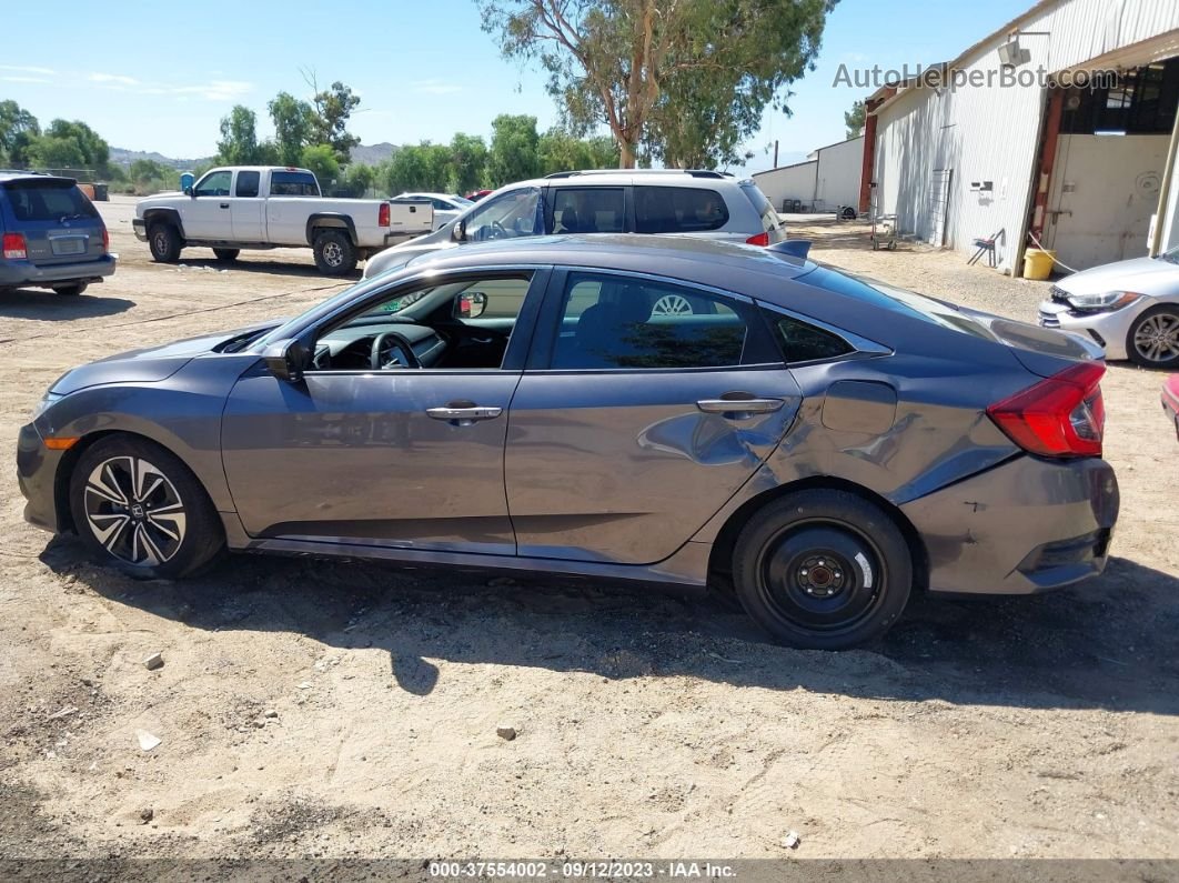 2017 Honda Civic Sedan Ex-t Gray vin: 2HGFC1F39HH632349