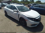 2020 Honda Civic Sedan Ex White vin: 2HGFC1F39LH681396