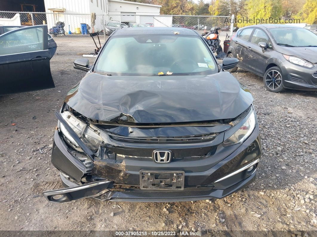 2019 Honda Civic Sedan Ex Black vin: 2HGFC1F3XKH652116