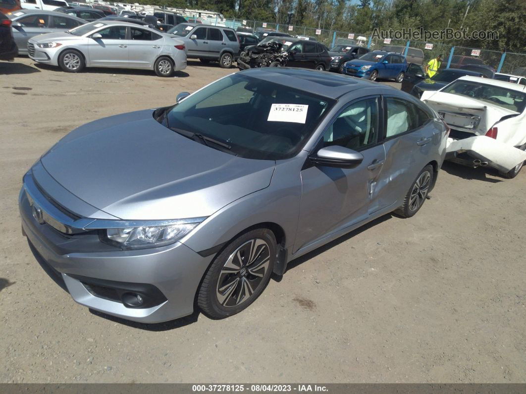 2017 Honda Civic Sedan Ex-t Gray vin: 2HGFC1F48HH641889