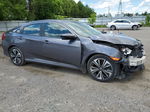 2017 Honda Civic Ex Gray vin: 2HGFC1F4XHH105865