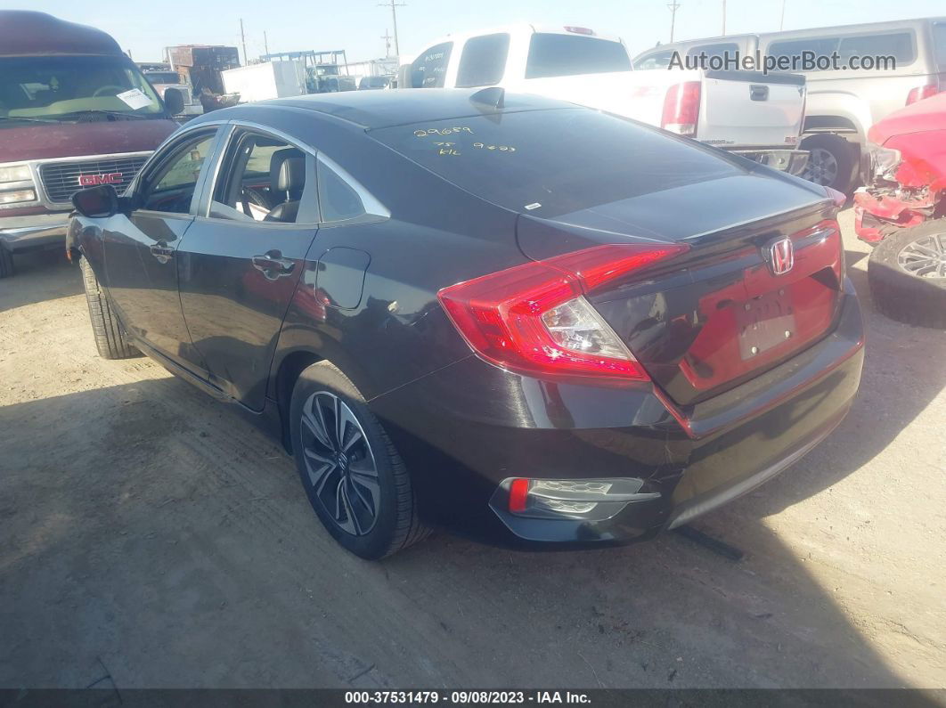 2017 Honda Civic Ex-l Black vin: 2HGFC1F70HH638253