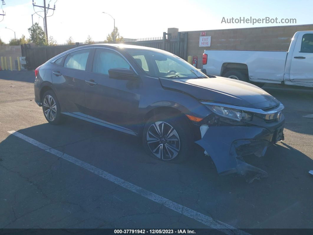 2017 Honda Civic Sedan Ex-l Black vin: 2HGFC1F71HH642800