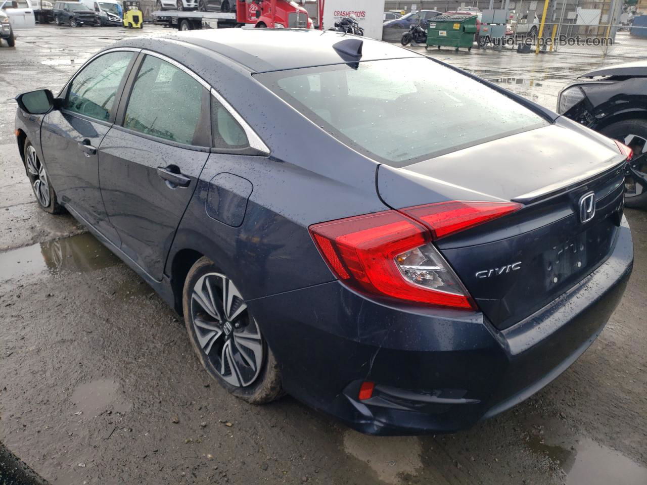 2017 Honda Civic Exl Черный vin: 2HGFC1F71HH642800