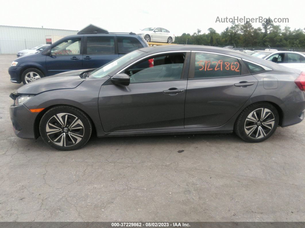 2017 Honda Civic Sedan Ex-l Gray vin: 2HGFC1F73HH632608