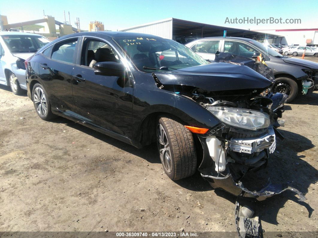 2017 Honda Civic Sedan Ex-l Black vin: 2HGFC1F74HH647148