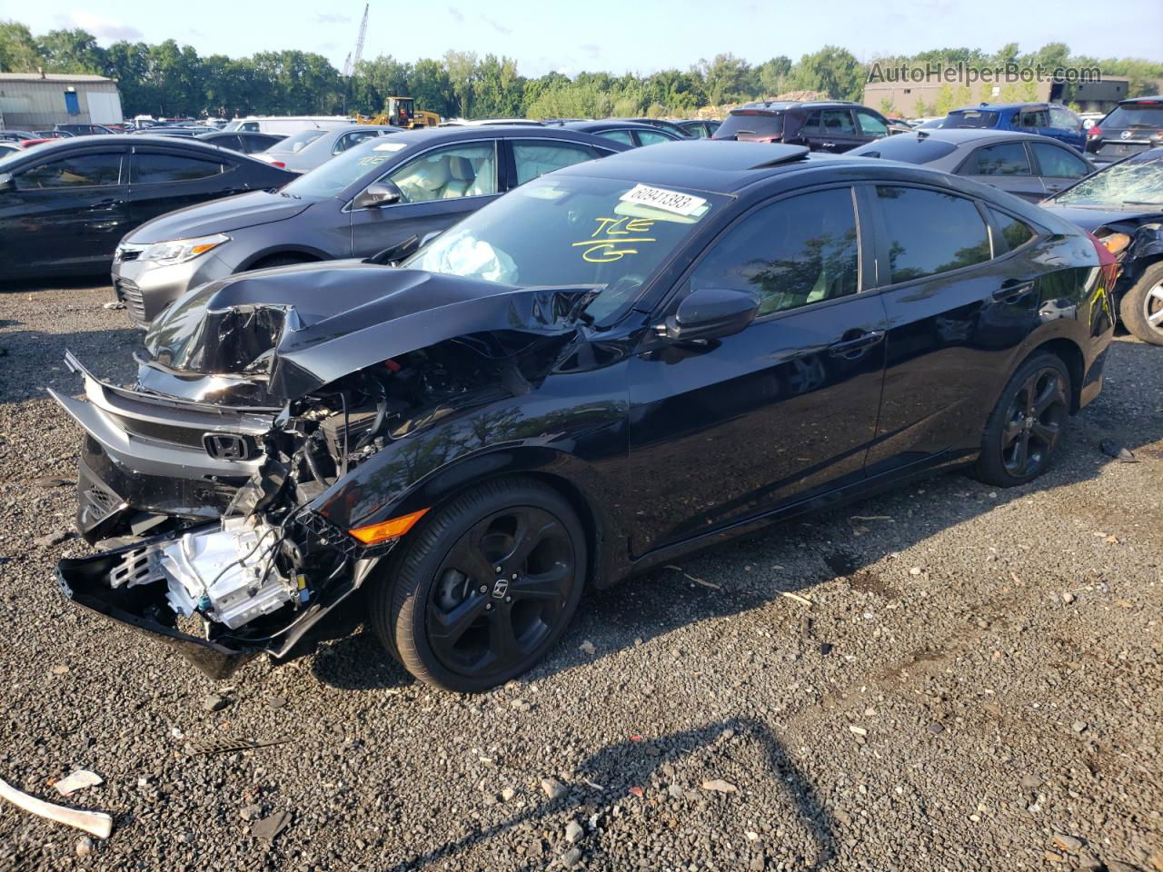 2016 Honda Civic Exl Black vin: 2HGFC1F75GH630776