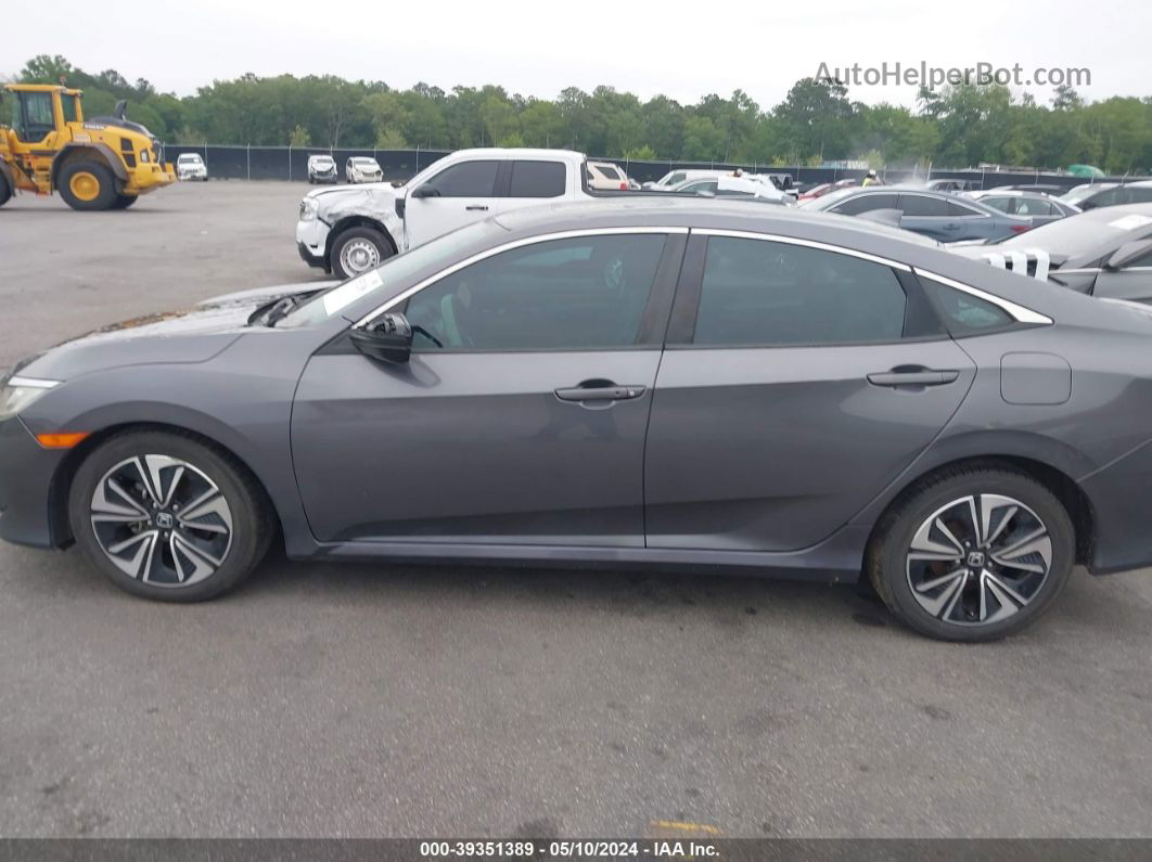 2016 Honda Civic Ex-l Gray vin: 2HGFC1F75GH658593