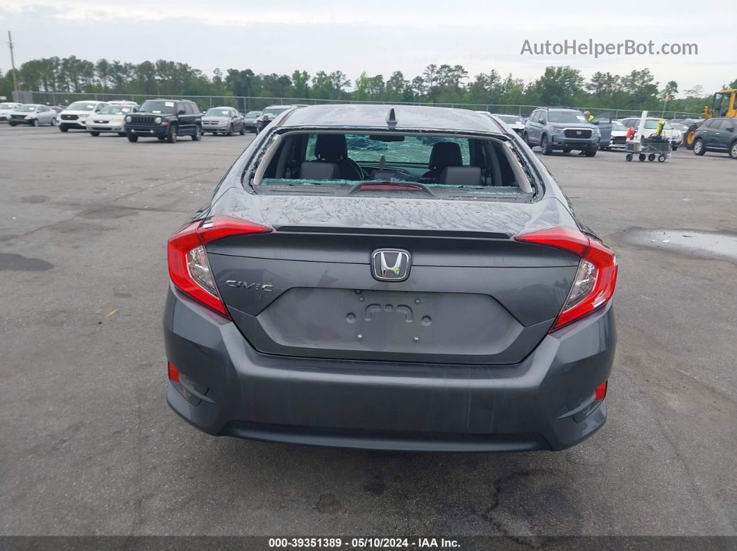 2016 Honda Civic Ex-l Gray vin: 2HGFC1F75GH658593