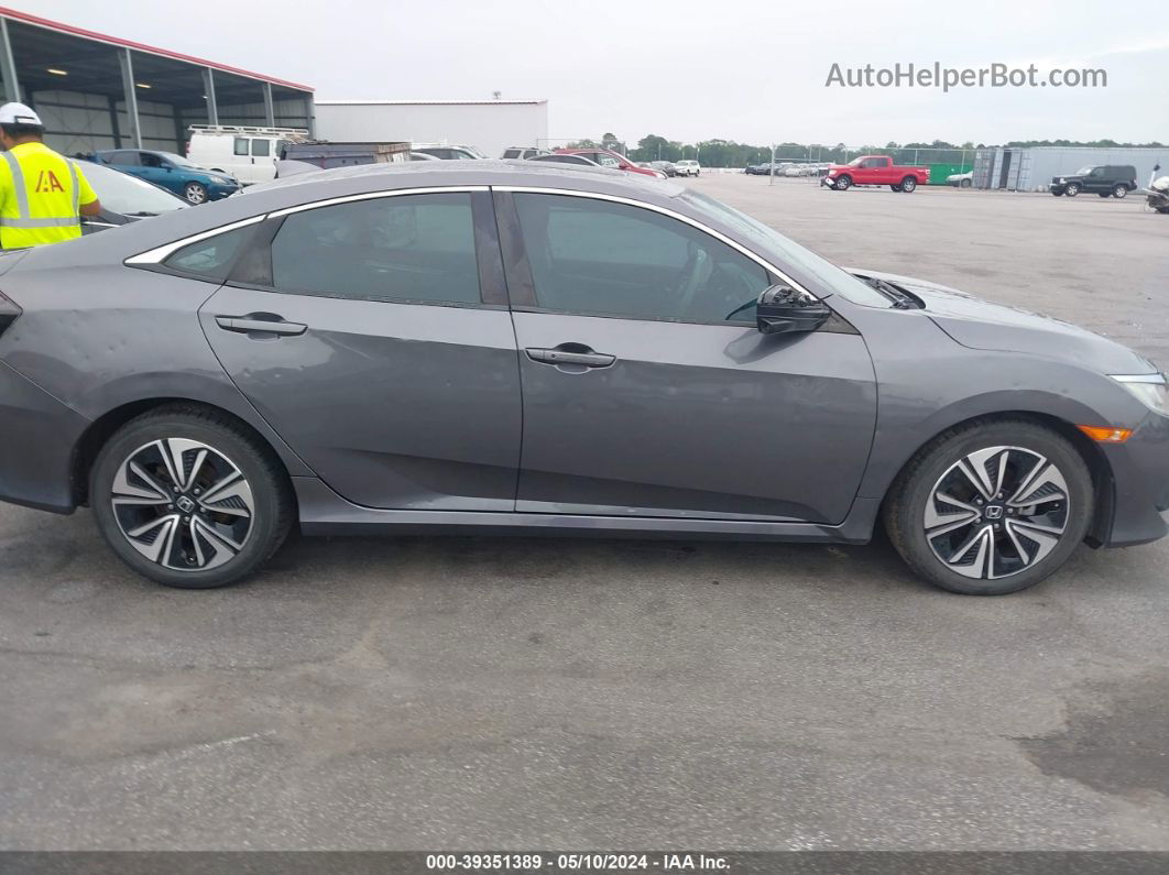 2016 Honda Civic Ex-l Gray vin: 2HGFC1F75GH658593