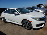 2017 Honda Civic Exl White vin: 2HGFC1F75HH646896