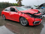 2020 Honda Civic Exl Red vin: 2HGFC1F75LH682645