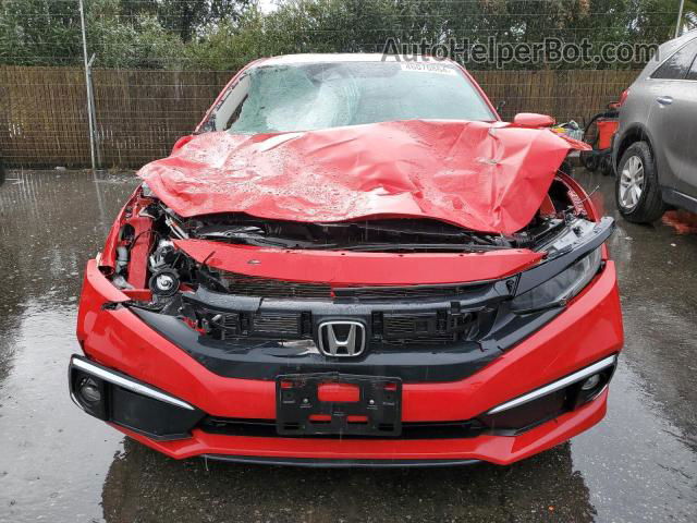 2020 Honda Civic Exl Red vin: 2HGFC1F75LH682645