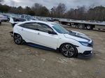 2017 Honda Civic Exl White vin: 2HGFC1F76HH650634