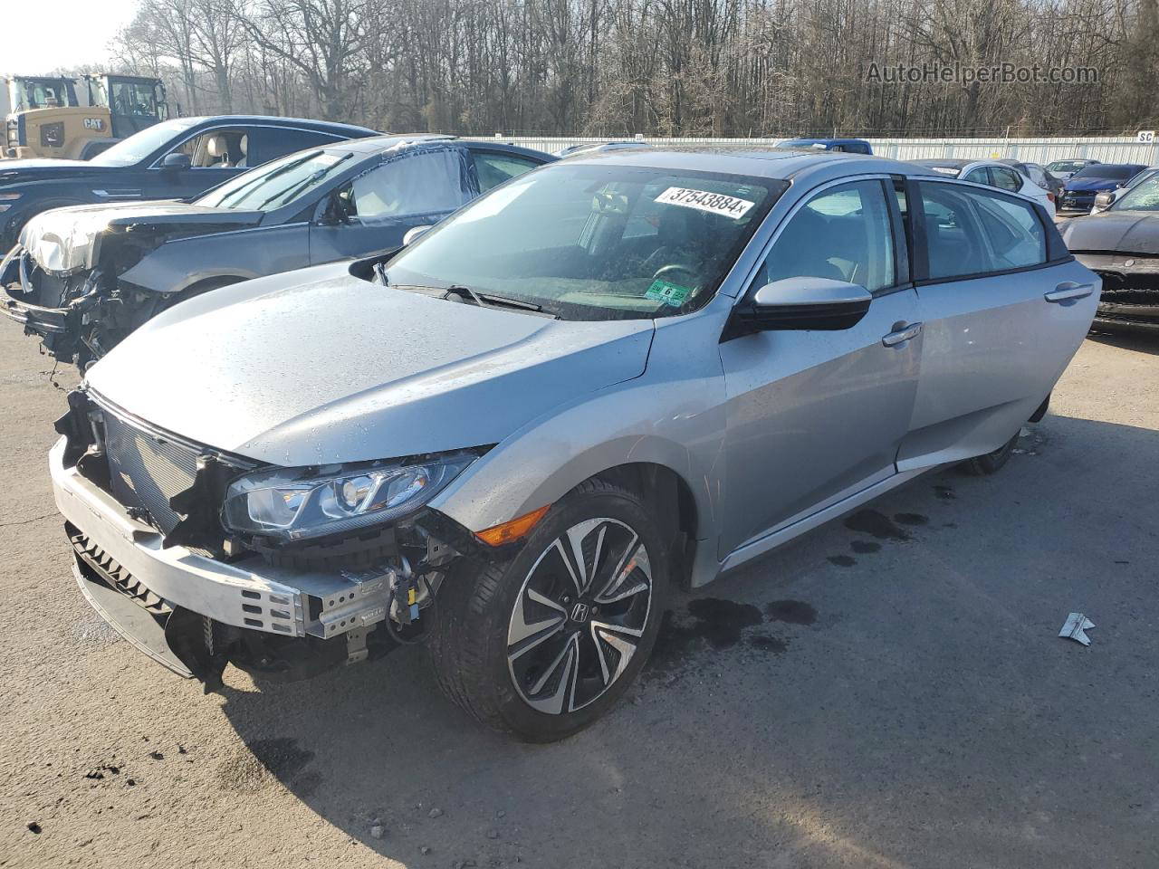 2016 Honda Civic Exl Gray vin: 2HGFC1F77GH641097